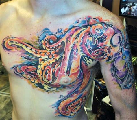 See more ideas about watercolor, art painting, watercolor art. 100 Watercolor Tattoo Designs For Men - Cool Ink Ideas