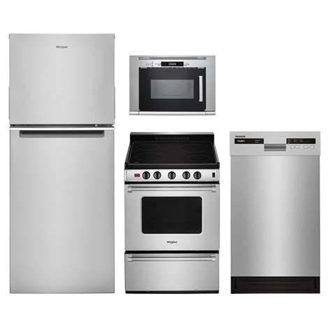 Shop Whirlpool Small Space Top Freezer Refrigerator And Electric Range