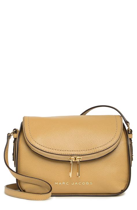 Marc Jacobs The Groove Leather Mini Messenger Bag In Iced Coffee At