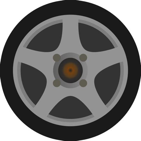 Car Wheel Tire Vector Free Svg