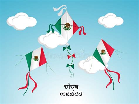 Illustration Of Mexico Independence Day Background Stock Vector