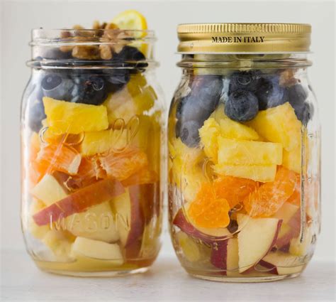 Vegan Snack Recipe Fruit Salad In A Jar Kitchn