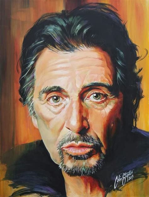 Al Pacino By Colin Staples Caricature Dunway Enterprises