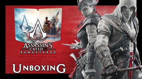 Assassins Creed Iii 3 Remastered Signature Edition Unboxing Youtube