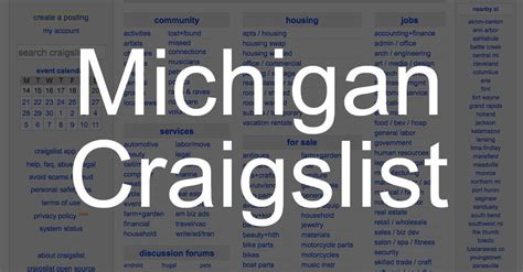 Craigslist Northern Michigan: Finding Unique Items in Your Hometown