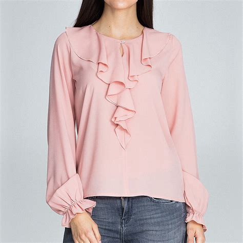 Summer Spring Chiffon Blouse Ruffles Flare Sleeve Women O Neck Blusas