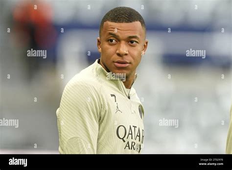 Paris Saint-Germain's Kylian Mbappe during a training session at St