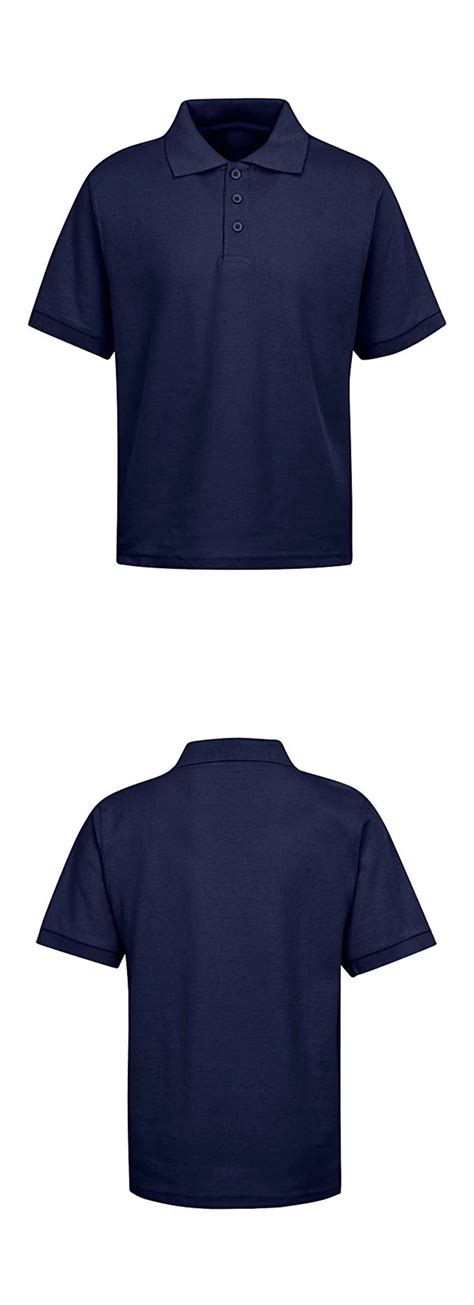 New High Quality Blank Plain Navy Blue Polo T Shirt For Male Female