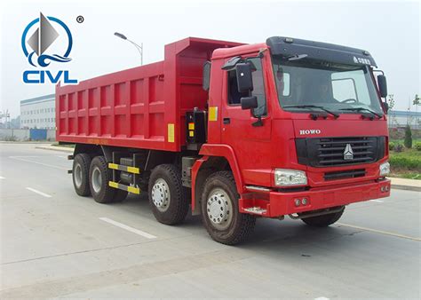 Heavy Duty 50 Ton Dump Truck Howo Sinotruk 8x4 12 Wheeler 1200r20 Tire