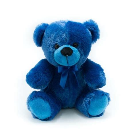 9 Royal Blue Plush Teddy Bear Stuffed Animal Toy T New Ebay