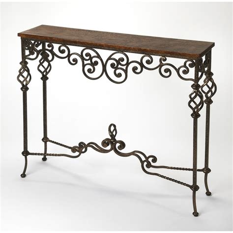 Shop Butler Algiers Wrought Iron Console Table Free Shipping Today Overstock 19224183