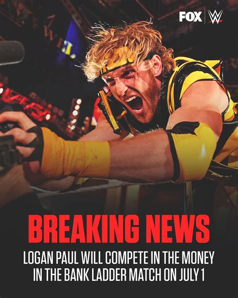 Wwe Money In The Bank 2023 Logan Paul Added To Mens Mitb Ladder Match