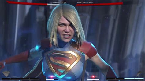 Injustice 2 Super Girl Vs Power Girl Youtube