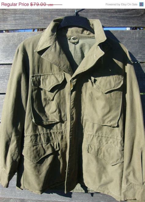Vintage Us 52r Ww2 Us Army Field Jacket M 1943 Feldjacke M43 Jacke