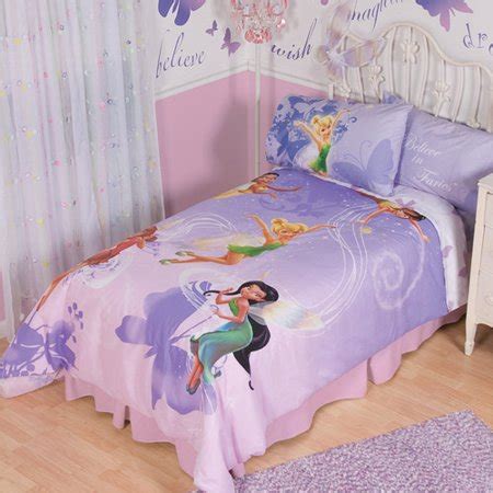 Make your little girl's bedroom a magical place with disney fairies tinkerbell bedding comforter! Disney Fairies Twirly Light Up Cotton Rich Comforter, Twin ...