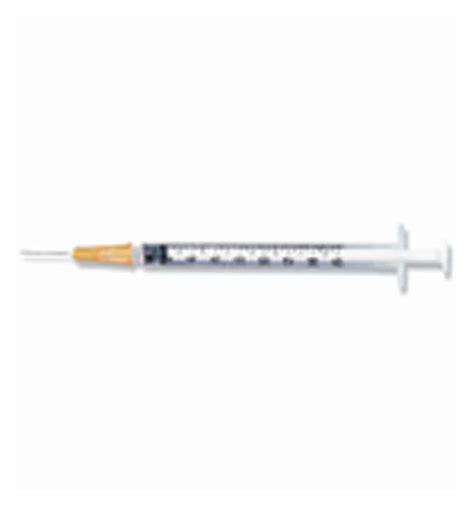 Bd Syringe With Sub Q Needle 1ml 26 Gauge Slip Tip 100pkfirst Aid