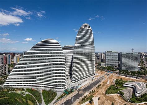 Zaha Hadid Completes Pebble Shaped Wangjing Soho Towers In Beijing