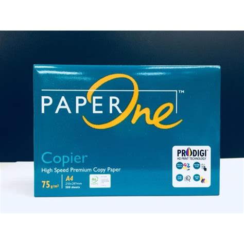Paper One 75gsm A4 Paper 500sheets Shopee Malaysia