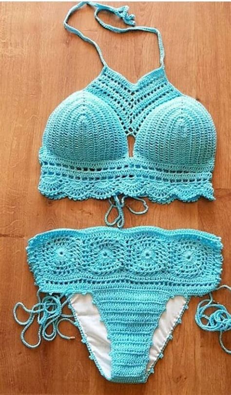 43 Modern Crochet Bikini And Swimwear Pattern Ideas For