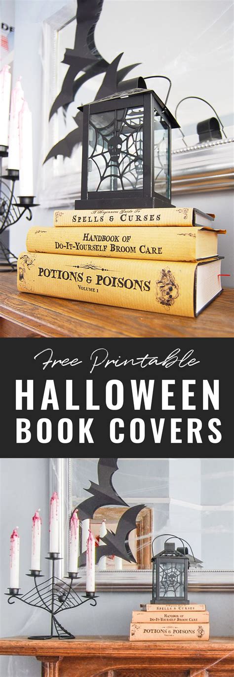 Free Printable Halloween Book Covers Or You Can Make Your Own Book