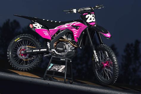 Pink Motocross Bike