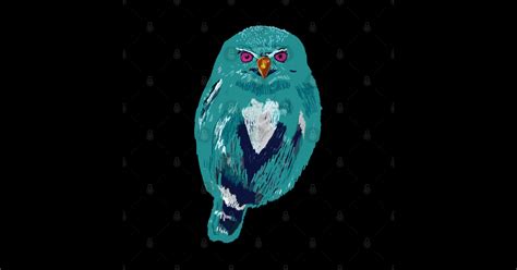 The Blue Owl Owl Sticker Teepublic