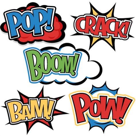 Word Clipart Superhero Super Hero Words Clip Art Png Download