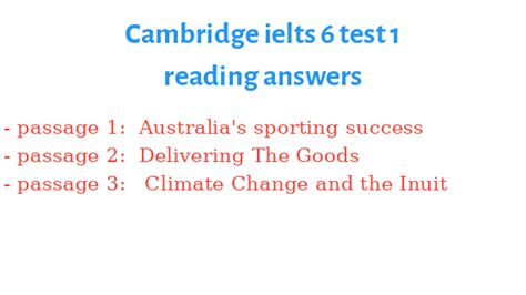 Update 2024 Ielts Reading Keywords Table Cambridge Ielts 6 Test 1