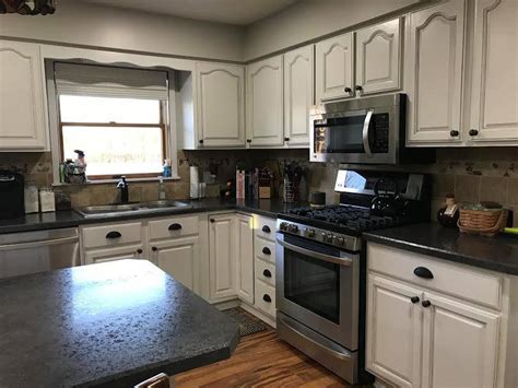 They need to be sturdy and large enough to hold dishes, utensils, pots and pans, and other. Kitchen Cabinet Refinishing Before & After