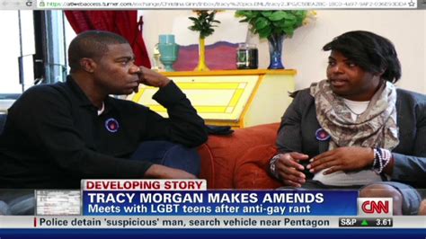 Apologetic Tracy Morgan Visits Homeless Gay And Transgender Youth