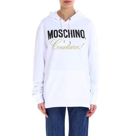 Moschino Hooded Sweatshirt Moschino Cloth Hoodie Logo Graphic