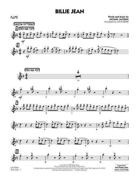 Pop Flute Sheet Music Sheet