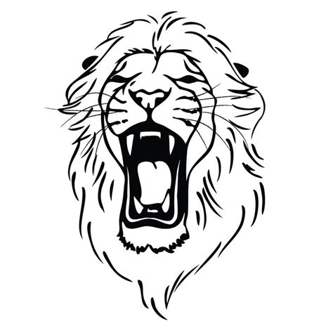 Paying attention to details erase all the extra guidelines and lines and your lion is ready to roar. Lion Roaring Drawing | Clipart Panda - Free Clipart Images ...