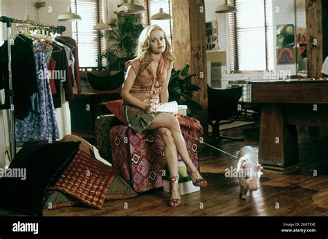 Brittany Murphy With Pig Uptown Girls 2003 Stock Photo Alamy