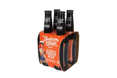 Alcoholic Ginger Beer 330ml 4 Pack Buderim Ginger Shop