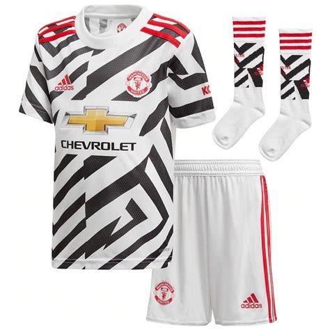 Manchester United Kids Third Kit 202021 Genuine Adidas Gear