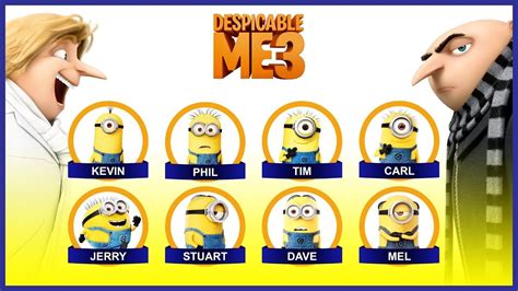 Minion Names Minions Funny Pictures