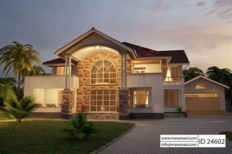 4 Bedroom House Plan Id 24602 House Plans By Maramani