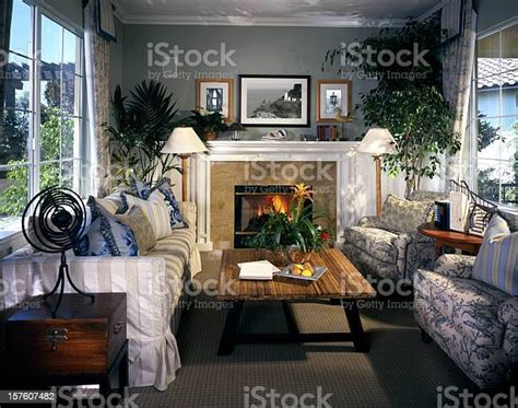 Living Room Interior Design Home Stock Photo Download Image Now