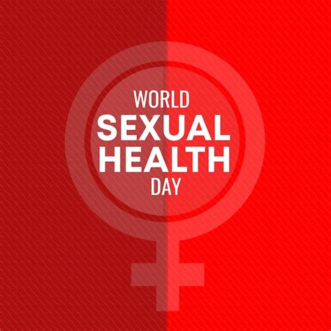 Celebração Do Dia Mundial Da Saúde Sexual Vetor Grátis Vetor Premium