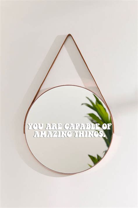 Self Love Mirror Decalsticker Mirror Quote Affirmation Etsy