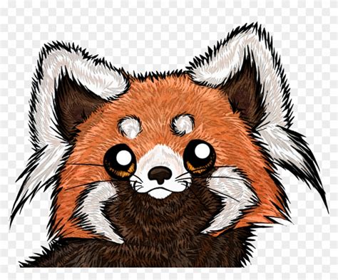 Panda Kiddie Red Panda Face Drawing Free Transparent Png Clipart