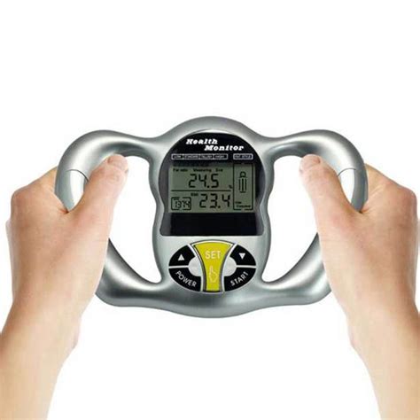 【cw】 Digital Handheld Body Slimming Fat Monitor Analyzer Meter Health Healthy Care Scale Tester