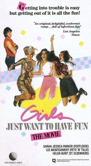 Girls Just Want To Have Fun Vhs Front Cover Artofit