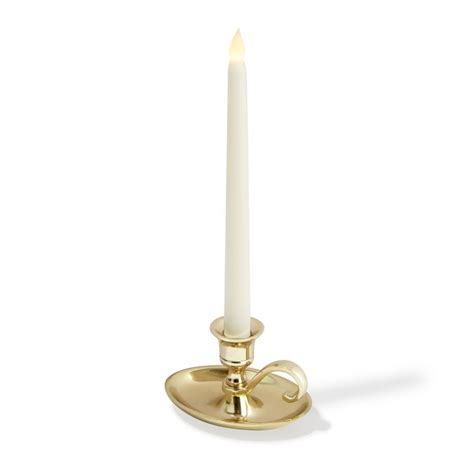 Emory Brass Taper Candle Holder Decor Candle Holders Taper Candle Holders