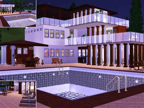 The Sims Resource Waterfall House