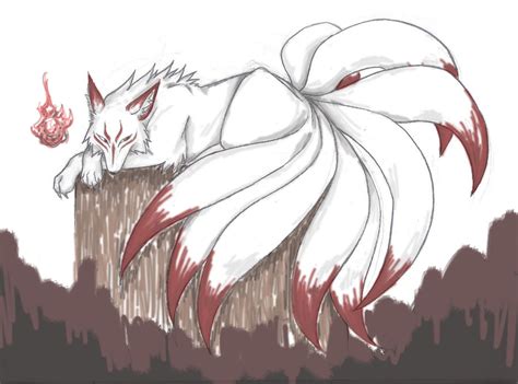 Nine Tailed Beauty Coloured By Ununderstandable On Deviantart