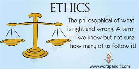 Meaning Of Ethics Ethics Meaning Of Ethics English Lessons