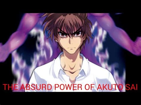 The Ridiculous Power Of Akuto Sai Demon King Daimao Youtube