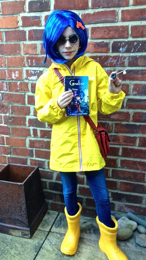 Coraline Costume For World Book Day Book Day Costumes World Book Day Costumes Coraline Costume